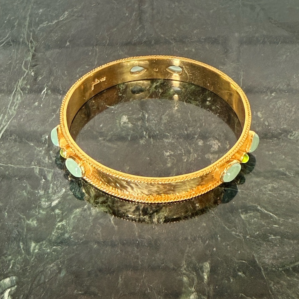 Julie Vos Gold and Blue Bangle